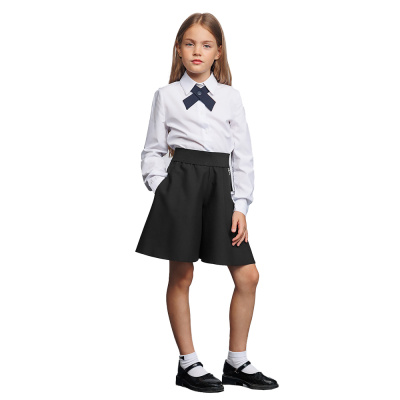 Юбка-шорты школьная Премиум Ballover ЮШд1 черная 1